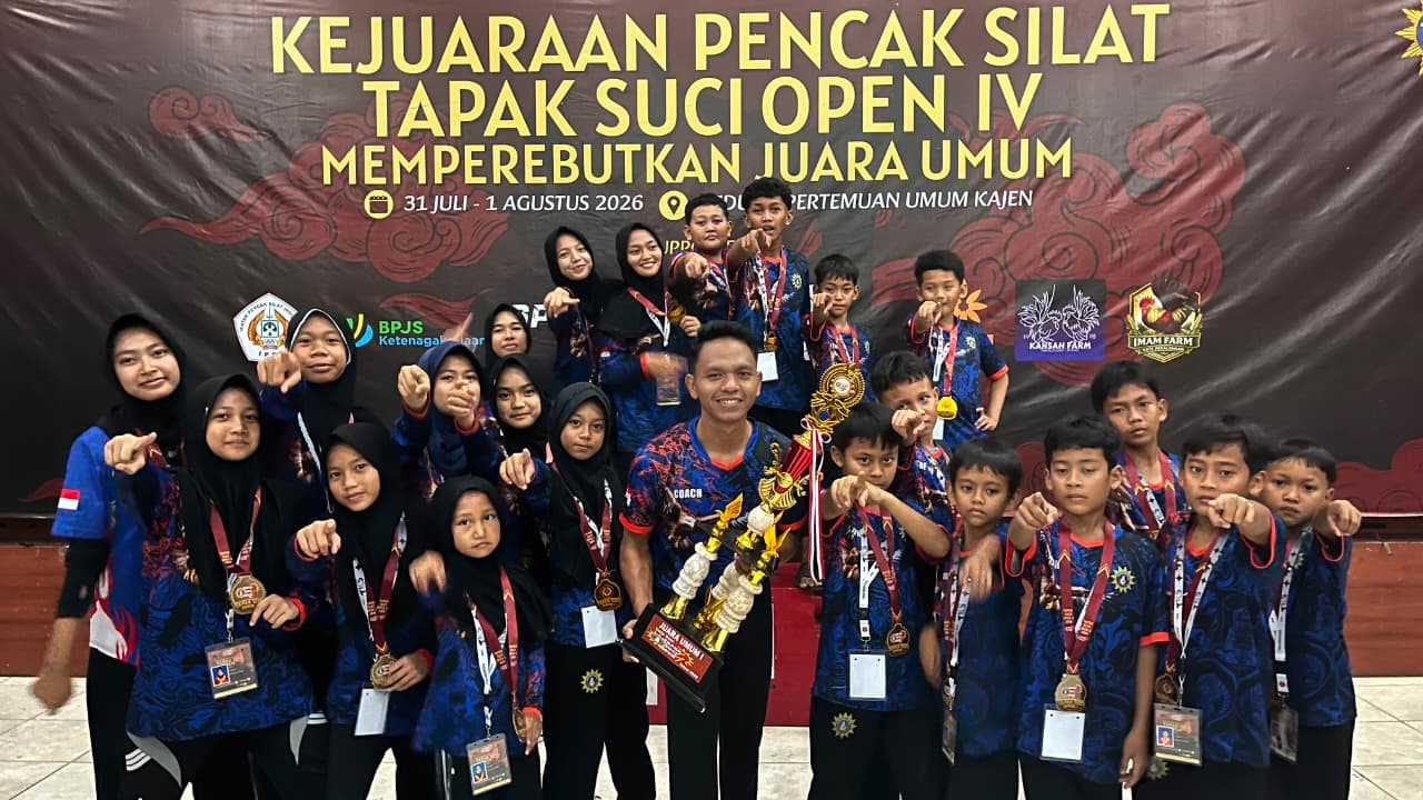Cetak Pesilat Terbaik, SD Muhammadiyah Tanjungkulon Antarkan TKS Fighter Puncaki Tapak Suci Open 4