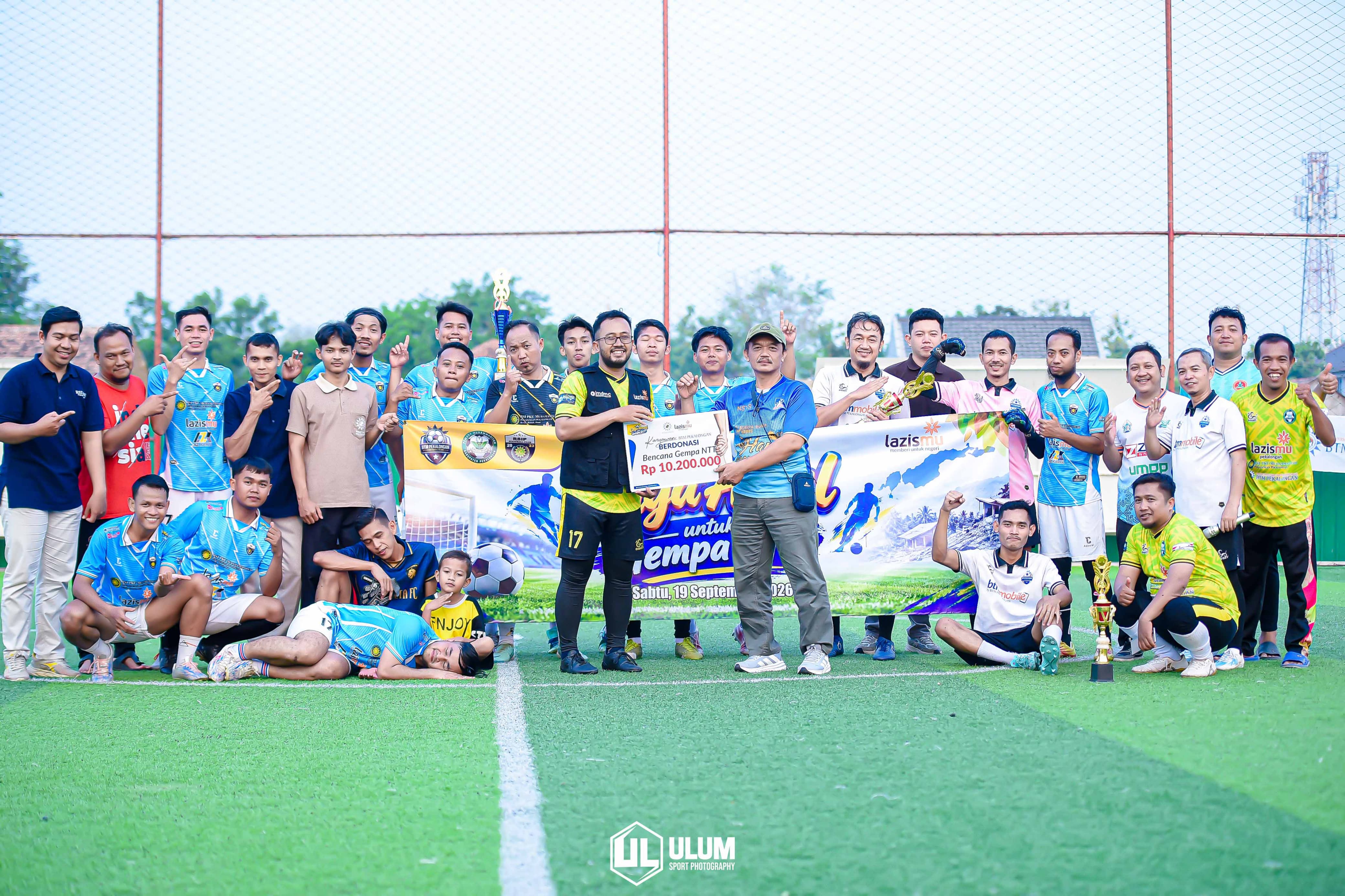 Gelar Trofeo Laga Amal Mini Soccer, KSPPS BTM Pekalongan Salurkan Donasi NTT ke Lazismu